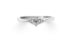 「幸せにします」という意味合いのエンゲージリング💍